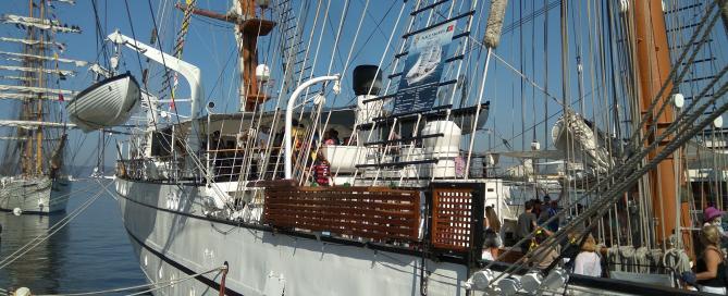 Empresas portuguesas de Defesa apresentam-se no Brasil a bordo do navio-escola Sagres