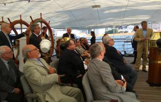 Empresas portuguesas de Defesa apresentam-se no Brasil a bordo do navio-escola Sagres