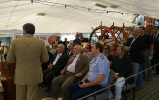 Empresas portuguesas de Defesa apresentam-se no Brasil a bordo do navio-escola Sagres
