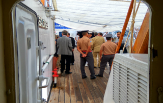 Empresas portuguesas de Defesa apresentam-se no Brasil a bordo do navio-escola Sagres