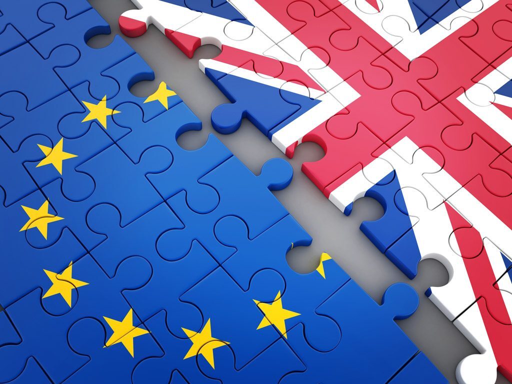 Abstract disintegration Euro union and Britain