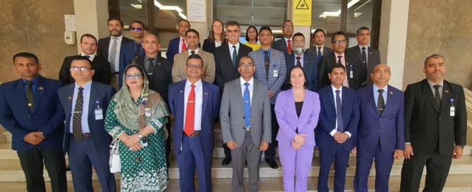 Visita do Curso de Defesa Nacional do Bangladesh