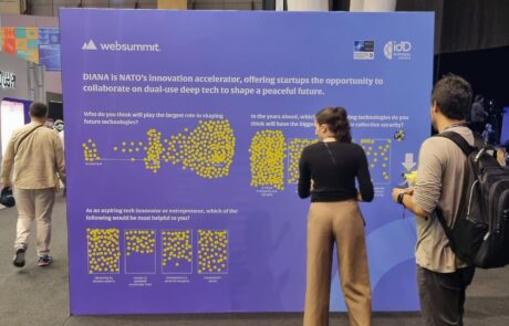 Survey Wall idD e NATO/DIANA na Web Summit 2023