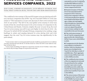 SIPRI TOP 100 de empresas de armamento em 2022