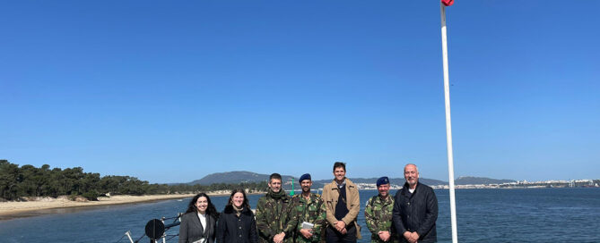 Visita ao CEOM com o Adido de Defesa do Canadá em Lisboa