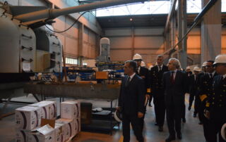 Ministro da Defesa Nacional visita o Arsenal do Alfeite