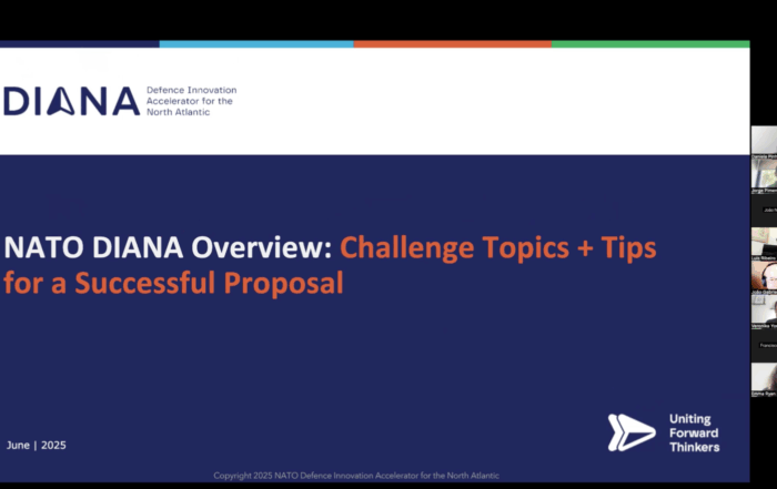 Webinar sobre os novos desafios NATO DIANA