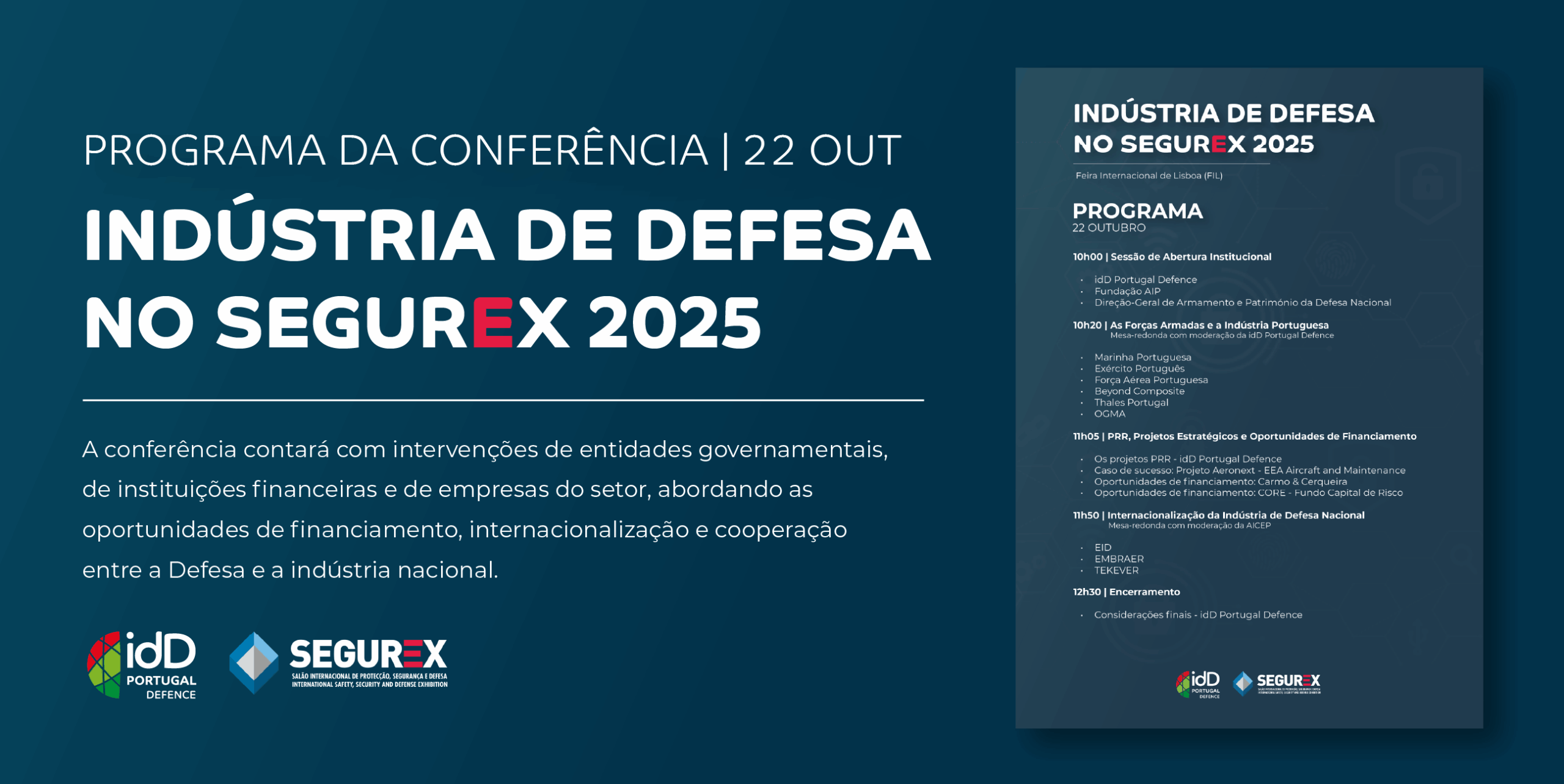 Programa Conferência SEGUREX 2025