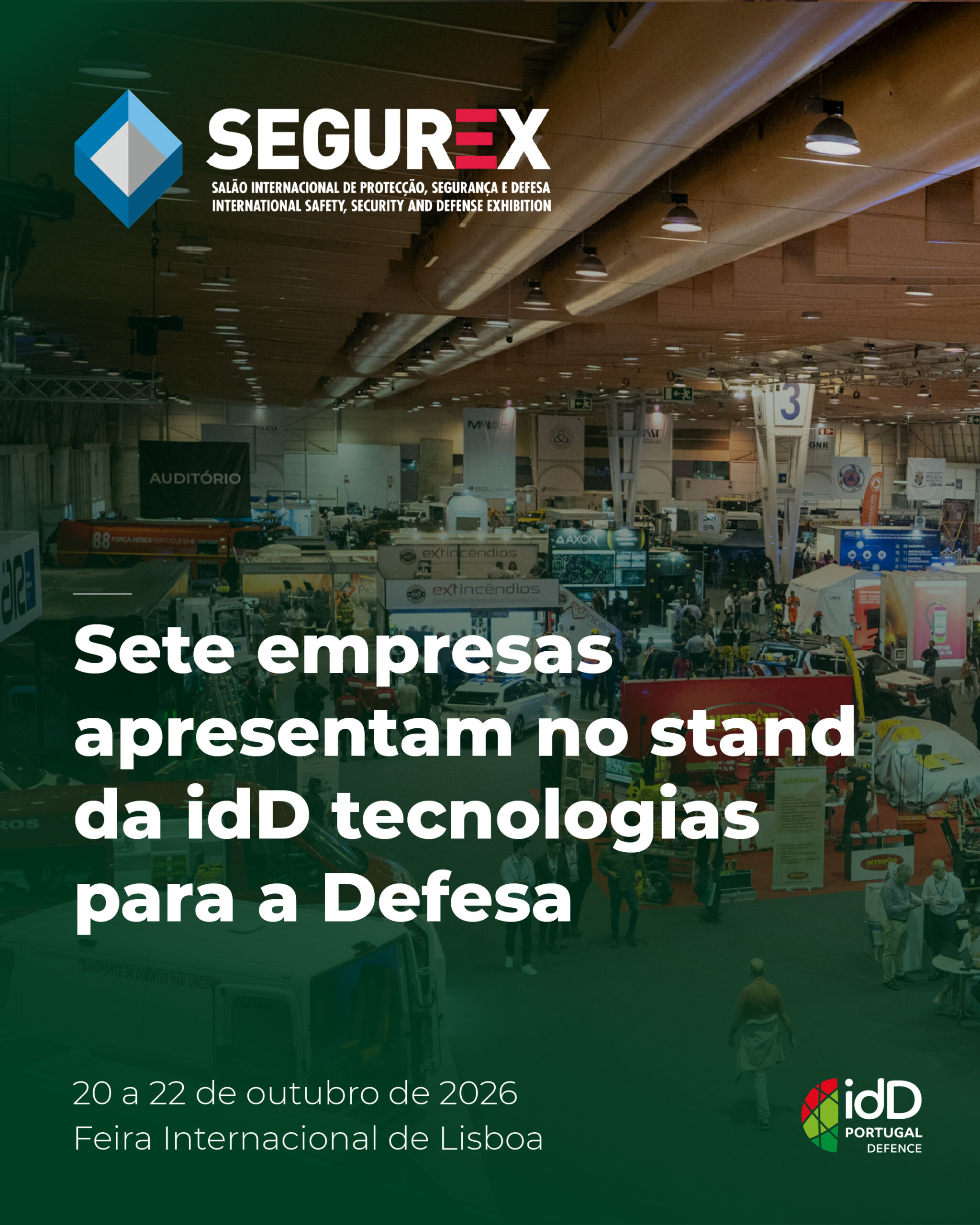 idD Portugal Defence presente no SEGUREX 2026